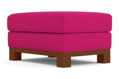 Avalon Ottoman :: Leg Finish: Pecan / Size: 25x35