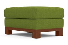 Avalon Ottoman :: Leg Finish: Pecan / Size: 25x35