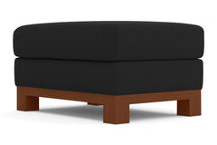 Avalon Ottoman :: Leg Finish: Pecan / Size: 25x35