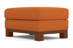 Avalon Ottoman :: Leg Finish: Pecan / Size: 25x35