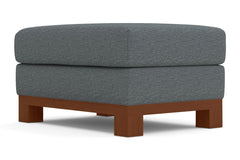 Avalon Ottoman :: Leg Finish: Pecan / Size: 25x35