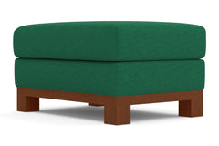Avalon Ottoman :: Leg Finish: Pecan / Size: 25x35