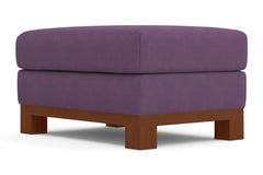 Avalon Ottoman :: Leg Finish: Pecan / Size: 25x35