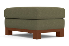 Avalon Ottoman :: Leg Finish: Pecan / Size: 25x35