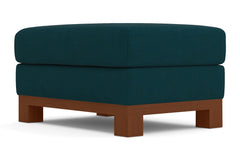 Avalon Ottoman :: Leg Finish: Pecan / Size: 25x35