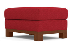 Avalon Ottoman :: Leg Finish: Pecan / Size: 25x35