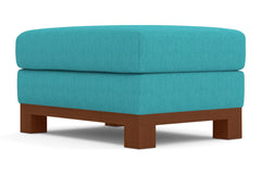 Avalon Ottoman :: Leg Finish: Pecan / Size: 25x35
