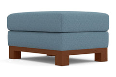 Avalon Ottoman :: Leg Finish: Pecan / Size: 25x35