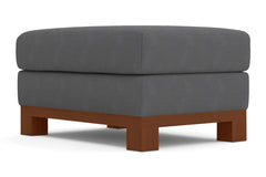 Avalon Ottoman :: Leg Finish: Pecan / Size: 25x35