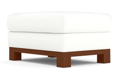 Avalon Ottoman :: Leg Finish: Pecan / Size: 25x35