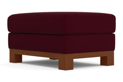 Avalon Ottoman :: Leg Finish: Pecan / Size: 25x35