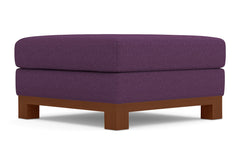 Avalon Ottoman :: Leg Finish: Pecan / Size: 35x35