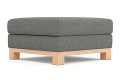 Avalon Ottoman :: Leg Finish: Natural / Size: 35x35
