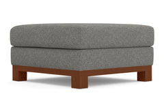 Avalon Ottoman :: Leg Finish: Pecan / Size: 35x35