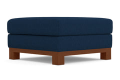 Avalon Ottoman :: Leg Finish: Pecan / Size: 35x35