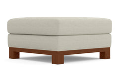 Avalon Ottoman :: Leg Finish: Pecan / Size: 35x35