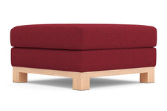 Avalon Ottoman :: Leg Finish: Natural / Size: 35x35