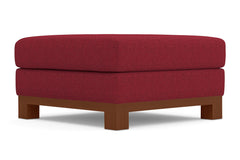 Avalon Ottoman :: Leg Finish: Pecan / Size: 35x35