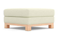Avalon Ottoman :: Leg Finish: Natural / Size: 35x35