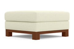 Avalon Ottoman :: Leg Finish: Pecan / Size: 35x35