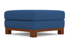Avalon Ottoman :: Leg Finish: Pecan / Size: 35x35