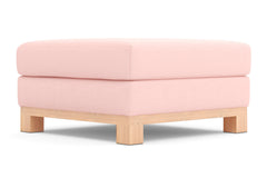 Avalon Ottoman :: Leg Finish: Natural / Size: 35x35