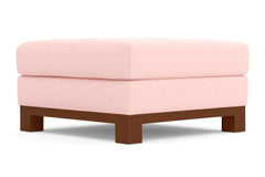 Avalon Ottoman :: Leg Finish: Pecan / Size: 35x35