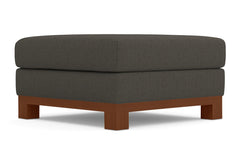 Avalon Ottoman :: Leg Finish: Pecan / Size: 35x35