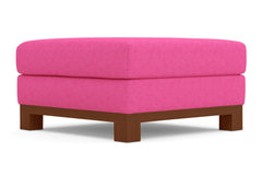 Avalon Ottoman :: Leg Finish: Pecan / Size: 35x35