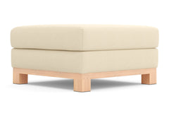 Avalon Ottoman :: Leg Finish: Natural / Size: 35x35