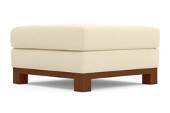 Avalon Ottoman :: Leg Finish: Pecan / Size: 35x35