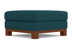 Avalon Ottoman :: Leg Finish: Pecan / Size: 35x35