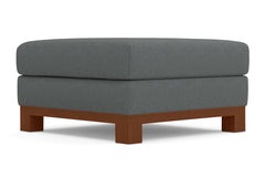 Avalon Ottoman :: Leg Finish: Pecan / Size: 35x35