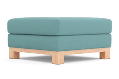 Avalon Ottoman :: Leg Finish: Natural / Size: 35x35