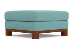 Avalon Ottoman :: Leg Finish: Pecan / Size: 35x35
