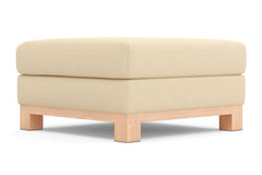 Avalon Ottoman :: Leg Finish: Natural / Size: 35x35