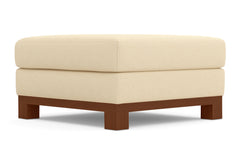 Avalon Ottoman :: Leg Finish: Pecan / Size: 35x35