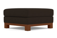 Avalon Ottoman :: Leg Finish: Pecan / Size: 35x35