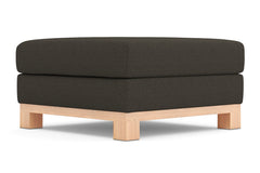 Avalon Ottoman :: Leg Finish: Natural / Size: 35x35