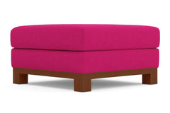 Avalon Ottoman :: Leg Finish: Pecan / Size: 35x35