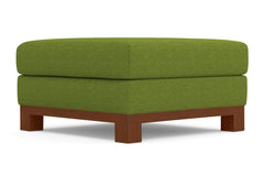 Avalon Ottoman :: Leg Finish: Pecan / Size: 35x35