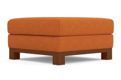 Avalon Ottoman :: Leg Finish: Pecan / Size: 35x35