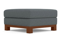 Avalon Ottoman :: Leg Finish: Pecan / Size: 35x35