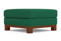 Avalon Ottoman :: Leg Finish: Pecan / Size: 35x35
