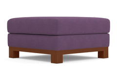 Avalon Ottoman :: Leg Finish: Pecan / Size: 35x35