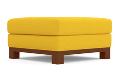 Avalon Ottoman :: Leg Finish: Pecan / Size: 35x35