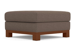 Avalon Ottoman :: Leg Finish: Pecan / Size: 35x35