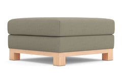 Avalon Ottoman :: Leg Finish: Natural / Size: 35x35