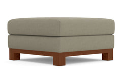 Avalon Ottoman :: Leg Finish: Pecan / Size: 35x35