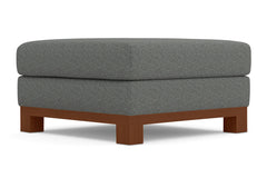 Avalon Ottoman :: Leg Finish: Pecan / Size: 35x35